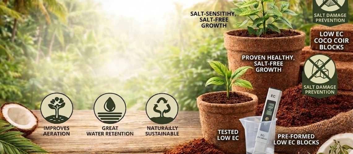 Low EC Coco Coir Blocks